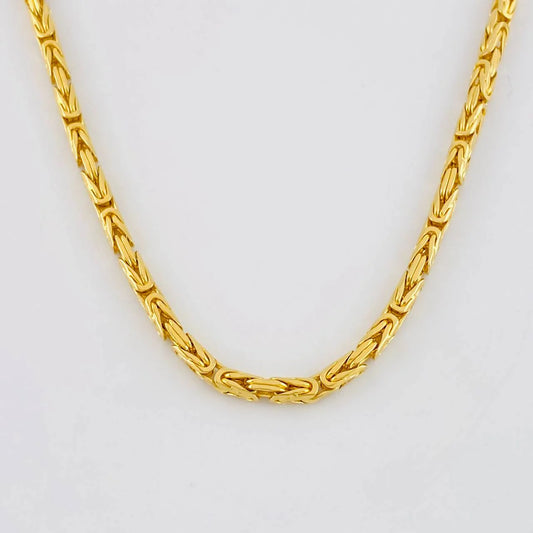 Peruvian Chain 18.35g / 24 in / 2.75mm 18K Yellow Gold