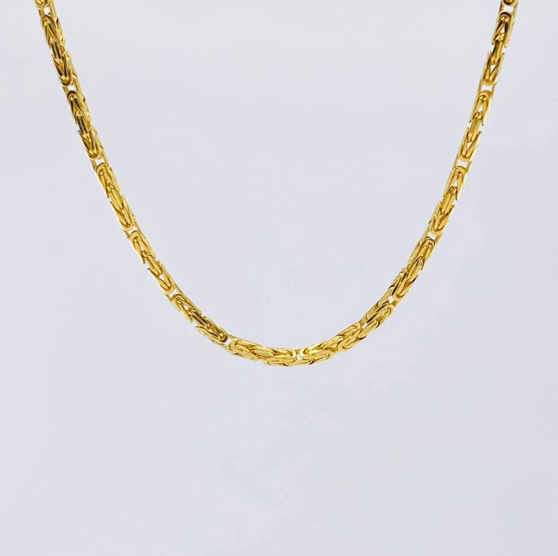 Peruvian Chain 18.25g / 24 in / 2.75mm 18K Yellow Gold