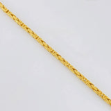 Peruvian Chain 18.25g / 24 in / 2.75mm 18K Yellow Gold