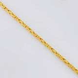 Peruvian Chain 24 g / 24 in / 2.2 mm 18K Yellow Gold