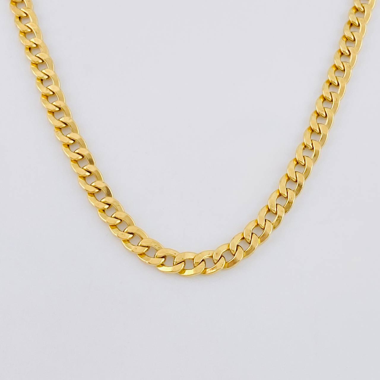 Cadena Cubana 10 g / 24 in / 3.9 mm Oro Amarillo 18K