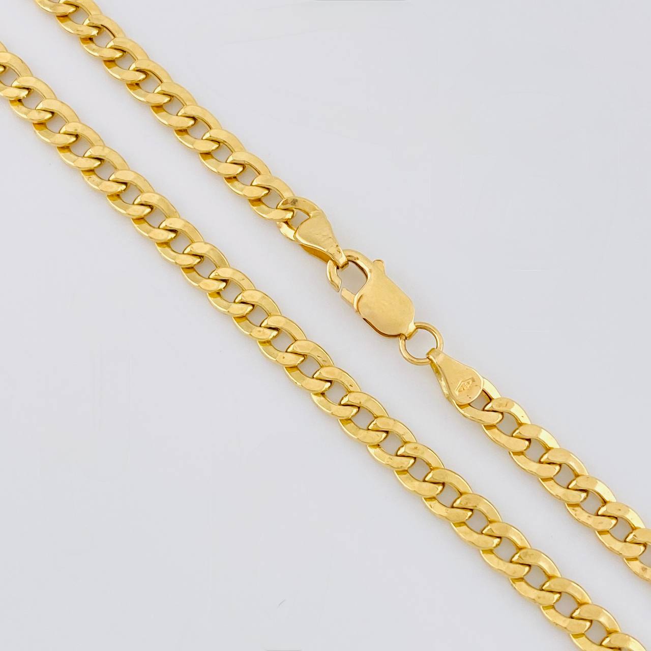 Cadena Cubana 10 g / 24 in / 3.9 mm Oro Amarillo 18K