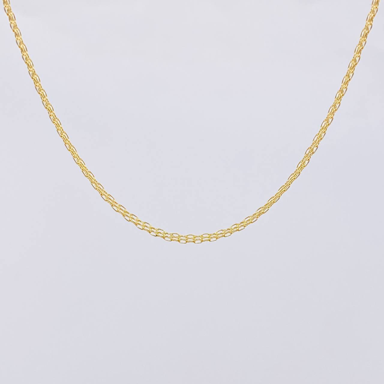 Cadena China 5.9 g / 24 1/4 in / 3.7 mm Oro Amarillo 18K