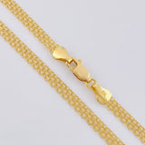 Cadena China 5.9 g / 24 1/4 in / 3.7 mm Oro Amarillo 18K