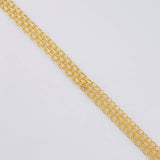 Cadena China 5.9 g / 24 1/4 in / 3.7 mm Oro Amarillo 18K