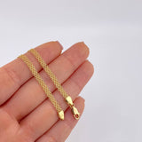 Cadena China 5.9 g / 24 1/4 in / 3.7 mm Oro Amarillo 18K