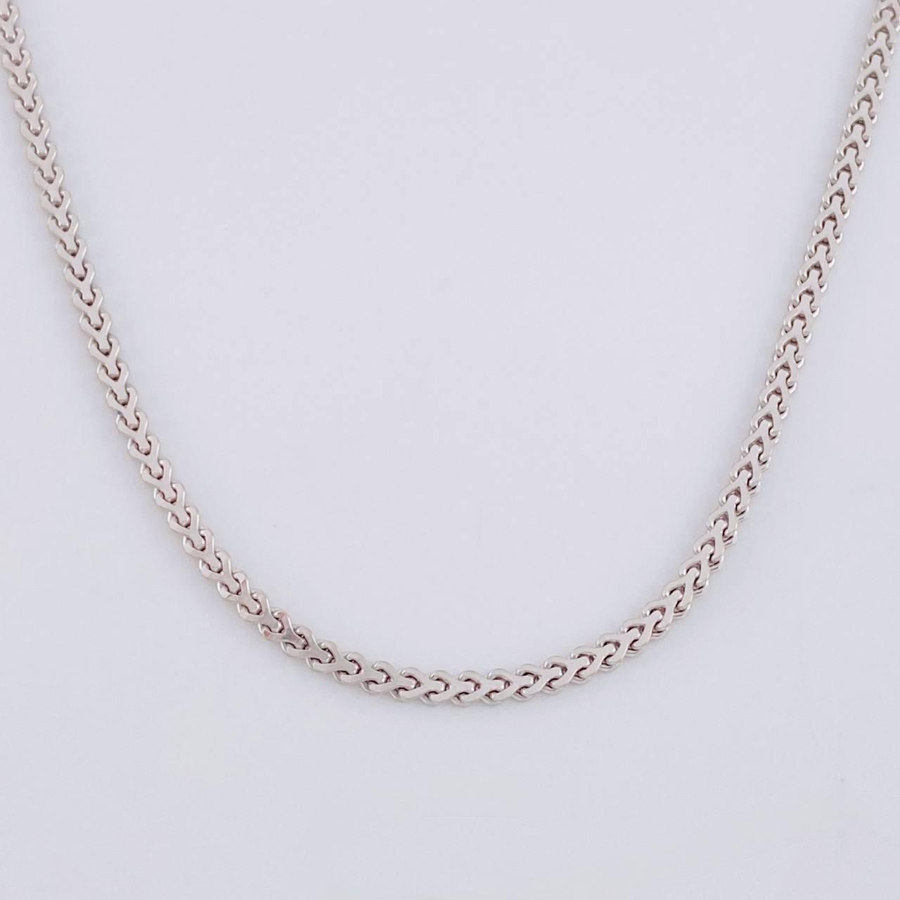 Cadena Franco 8.25 g / 20 1/4 in / 2 mm Oro Blanco 18K