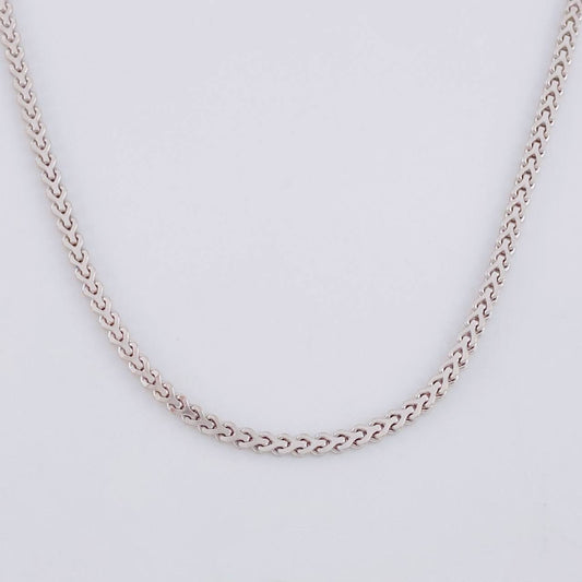 Franco Chain 8.25 g / 20 1/4 in / 2 mm 18K White Gold