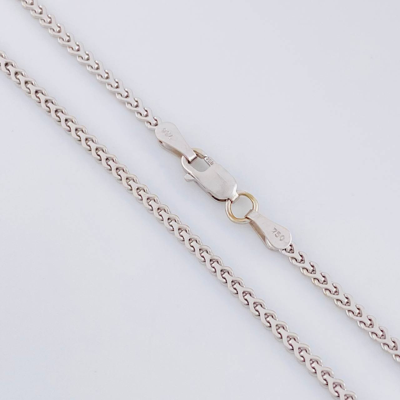 Cadena Franco 8.25 g / 20 1/4 in / 2 mm Oro Blanco 18K
