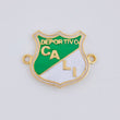 Charm Deportivo Cali 2.5 g / 1 1/2 in Yellow Gold 18K