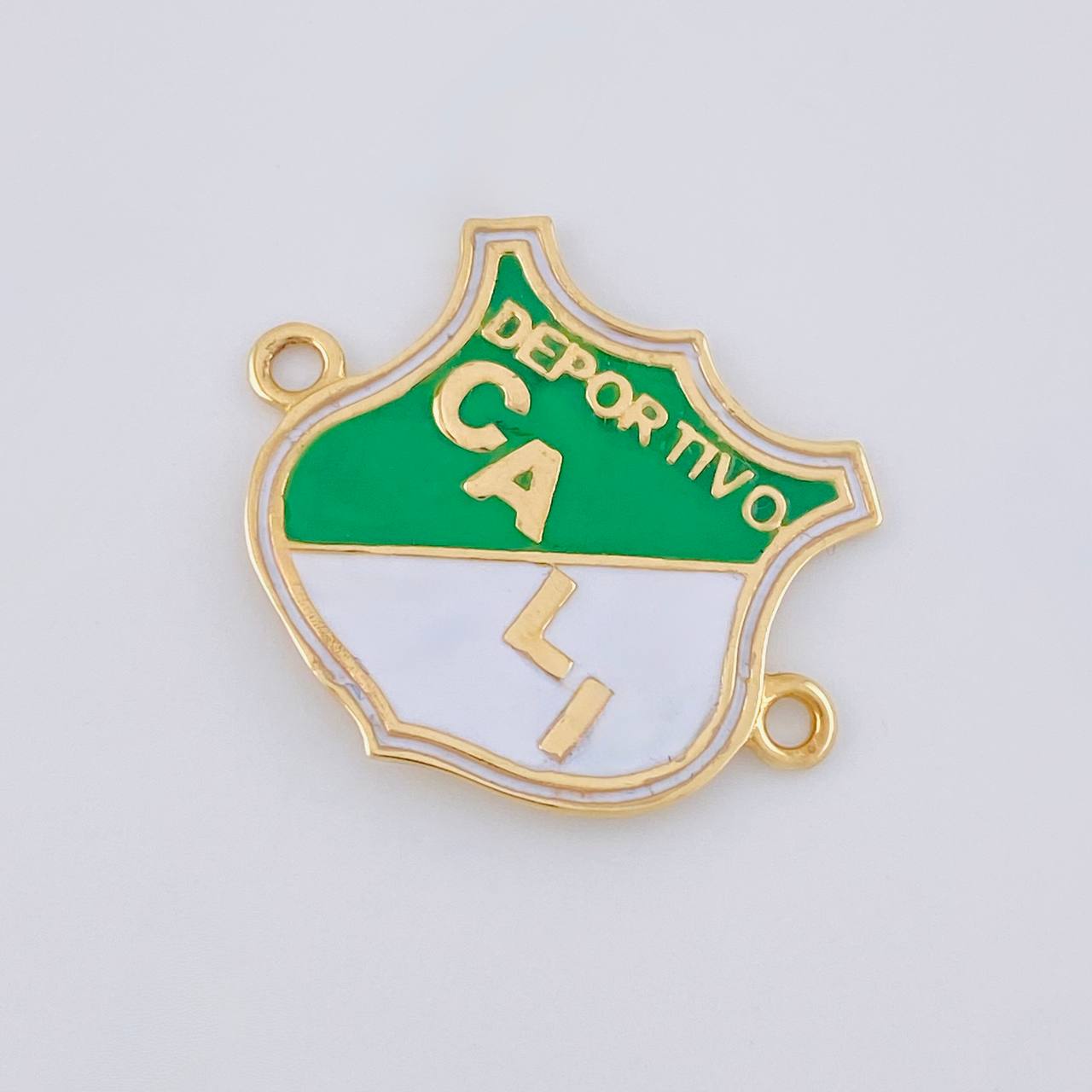Charm Deportivo Cali 2.5 g / 1 1/2 in Yellow Gold 18K