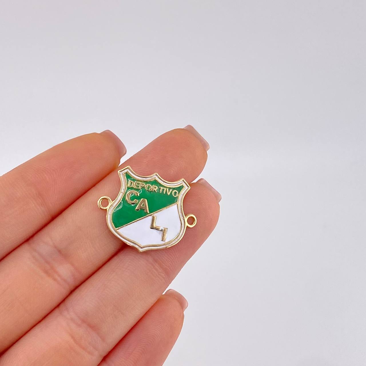 Charm Deportivo Cali 2.5 g / 1 1/2 in Yellow Gold 18K