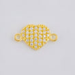 Herraje Corazón Tupido 0.6 g / 1/2 in Oro Amarillo 18K