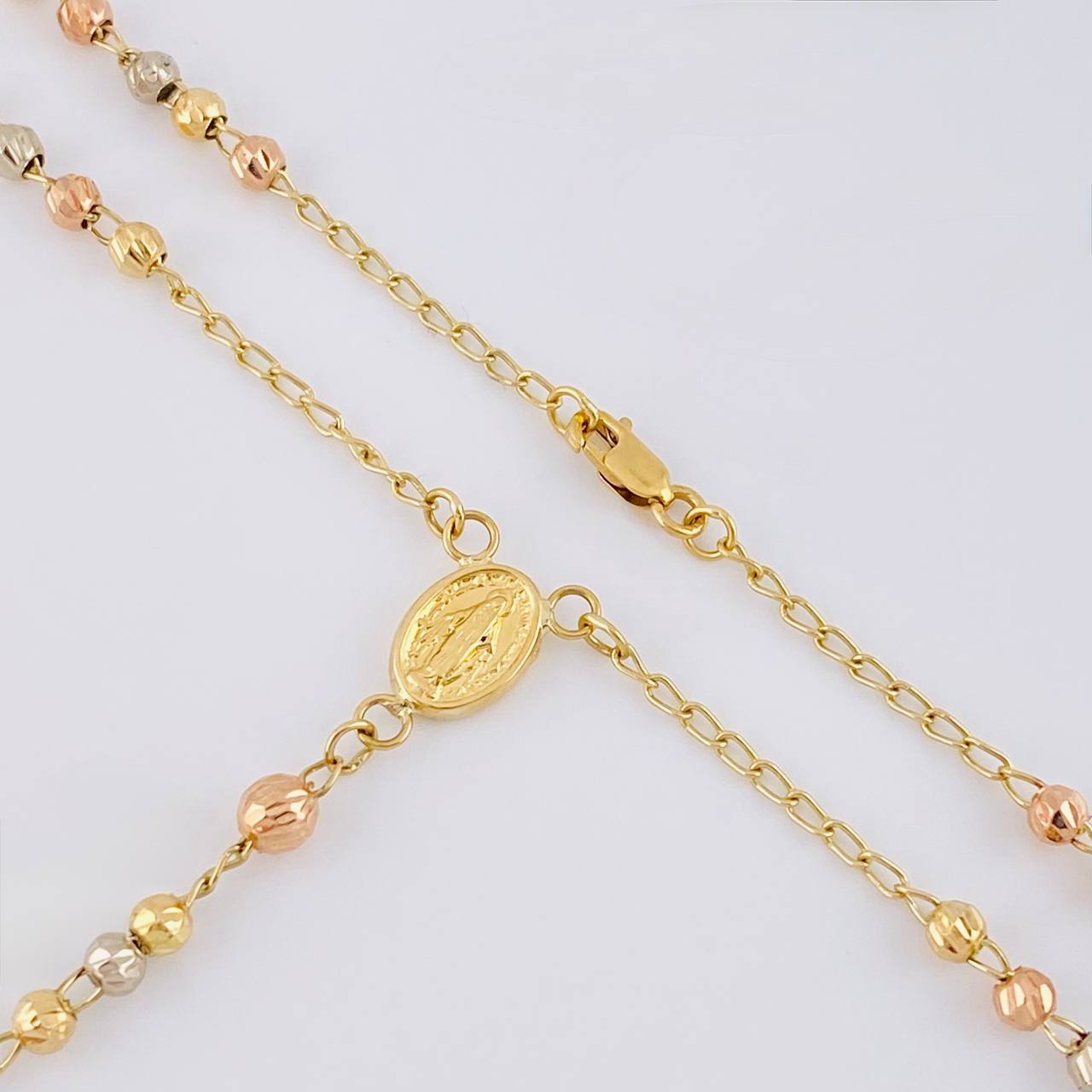 Rosario Virgen De La Milagrosa 6.2 g / 19 3/4 in / 3mm/4mm mm Tres Oros 18K
