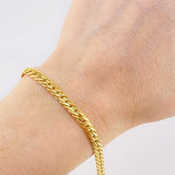 Pulso Serpiente 6.4 g / 7 1/2 in / 4.7 mm Oro Amarillo 18K