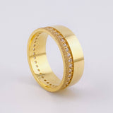 Matte Band Channel 5.75 g / TT6 Yellow Gold 18K