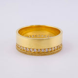 Matte Band Channel 5.75 g / TT6 Yellow Gold 18K
