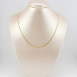 Cadena China 5.65 g / 17 3/4 in / 2.4 mm Oro Amarillo 18K