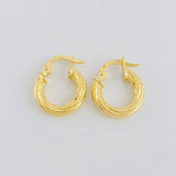 Candongas Boutique 1.4 g / 1 in Oro Amarillo 18K