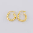 Hoop Earrings Mile 1.25 g / 1 in Yellow Gold 18K
