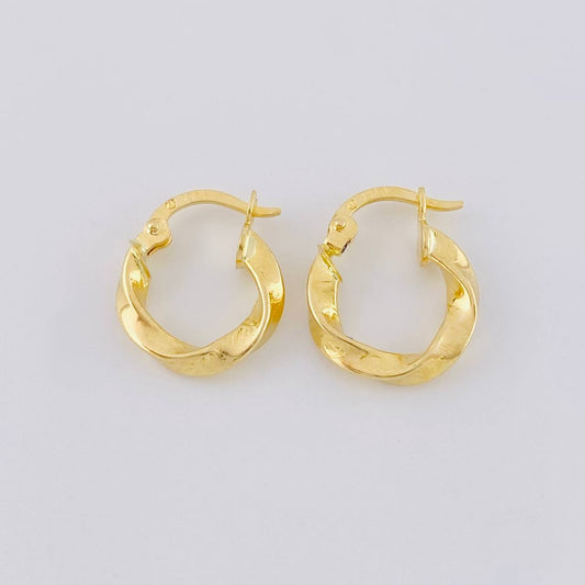 Candongas Mile 1.25 g / 1 in Oro Amarillo 18K