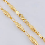 Cadena Rustica Dubai 10.7gr / 25 1/2 in / 4.2mm Oro Amarillo 18K