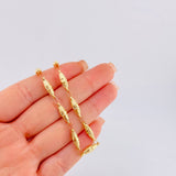 Cadena Rustica Dubai 10.7gr / 25 1/2 in / 4.2mm Oro Amarillo 18K