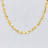 Cadena Rustica Esposas Infinitas 12.8gr / 24 in / 5.25mm Oro Amarillo 18K