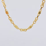 Cadena Rustica Esposas Infinitas 12.8gr / 24 in / 5.25mm Oro Amarillo 18K