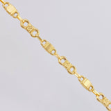 Cadena Rustica Esposas Infinitas 12.8gr / 24 in / 5.25mm Oro Amarillo 18K