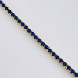 Double-Sided Tennis Bracelet 6.9gr / 7 in / 2.9mm Yellow Gold +4 18K *