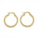 Hoop Earrings Rox 1.5gr / 1 in / Yellow Gold 18K ©
