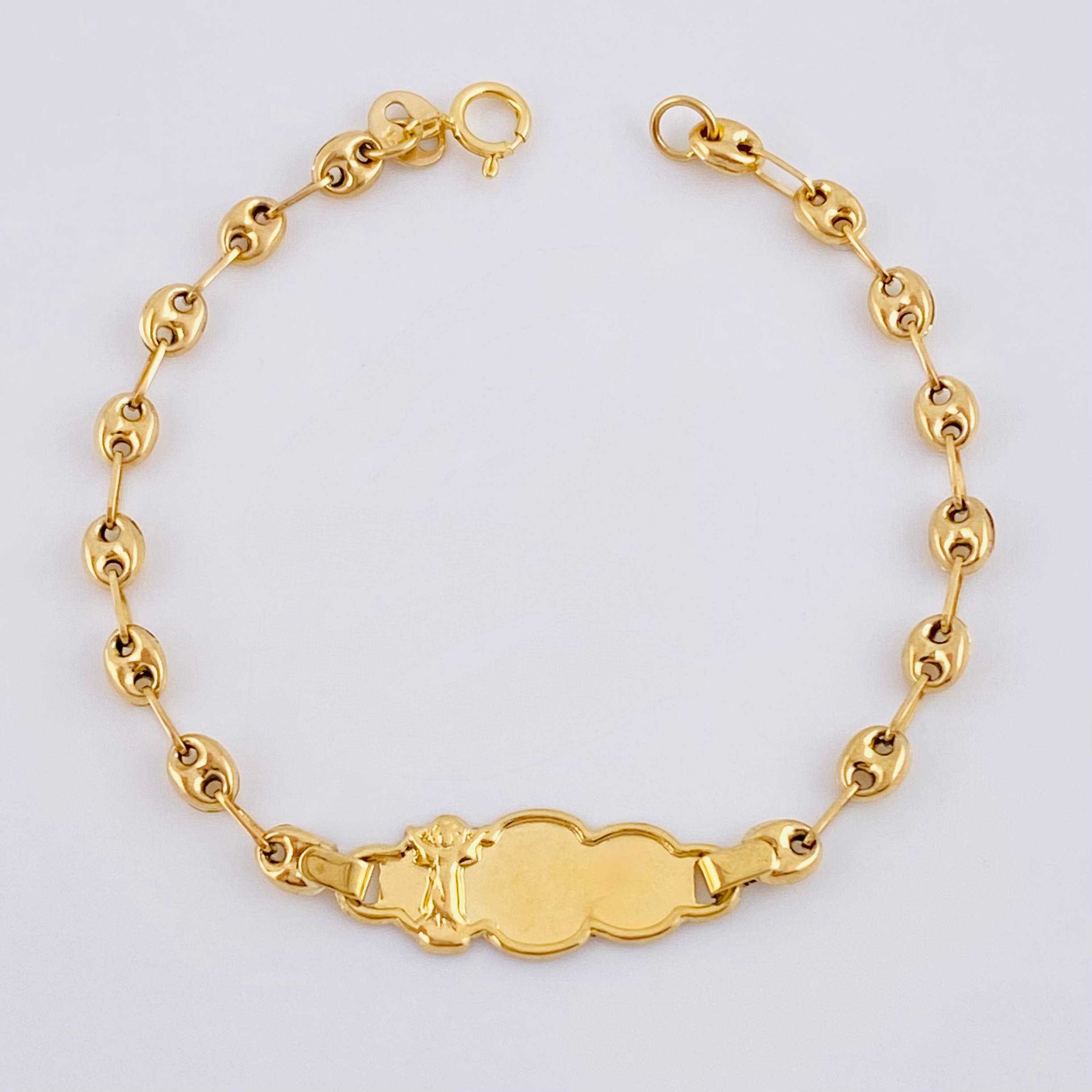 Pulso Bebé Gc Nube Divino Niño 1.85gr / 5 3/4 in / 3.7mm Oro Amarillo 18K ©