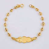 Pulso Bebé Gc Nube Divino Niño 1.85gr / 5 3/4 in / 3.7mm Oro Amarillo 18K ©