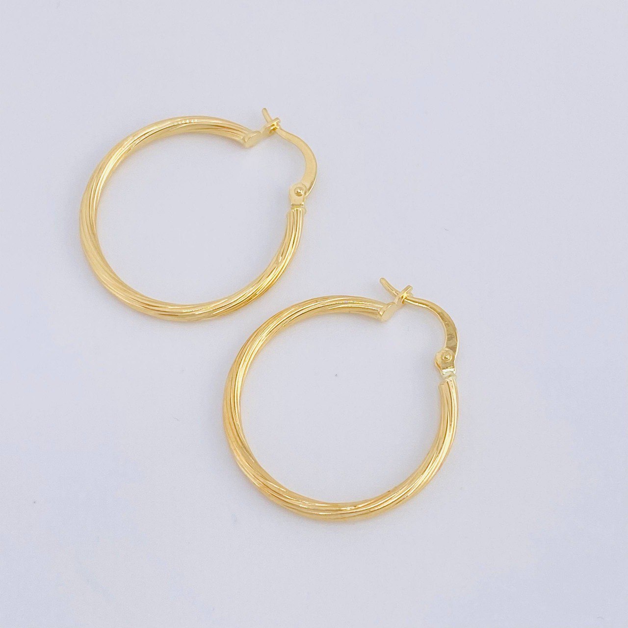 Candongas Arielle 1.55gr / 1 1/4 in / Oro Amarillo 18K *