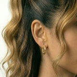 Candongas Carlota 1.5 g / 3/4 in Oro Amarillo 18K