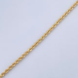 Rope Bracelet 1.2gr / 7.5in / 18K Gold +3$