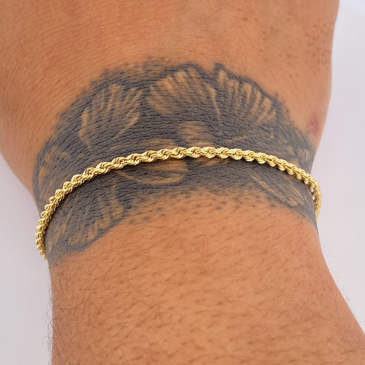 Rope Bracelet 1.25gr / 7.7in / 18K Gold +3 &
