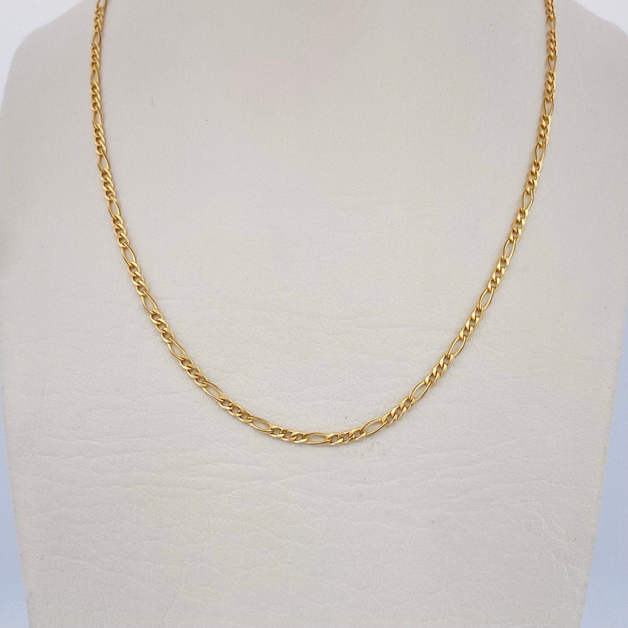 Figaro Chain 1.5gr / 19.7in / 18K Gold +1$