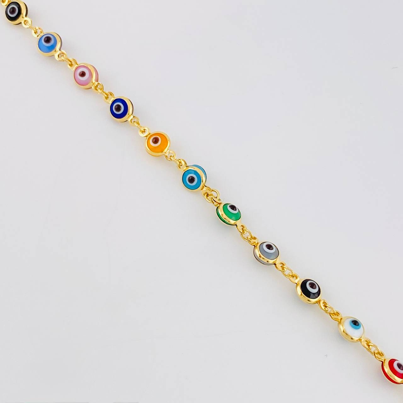 Bracelet Turkish Eye 3.75g / 7 1/2 in / 4.95mm Yellow Gold 18K