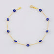 Bracelet Turkish Eye 2.2g / 7 1/2 in / 4.9mm Yellow Gold 18K
