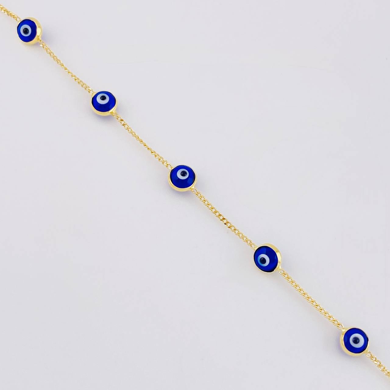 Bracelet Turkish Eye 2.2g / 7 1/2 in / 4.9mm Yellow Gold 18K
