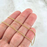 Bismark Chain 3.3gr / 23.6in / 18K Gold +1$