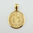 Saint Benedict Pendant 4.8gr / 1 1/4 in / Yellow Gold 18K