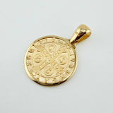 Saint Benedict Pendant 4.8gr / 1 1/4 in / Yellow Gold 18K
