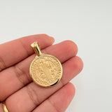 Saint Benedict Pendant 4.8gr / 1 1/4 in / Yellow Gold 18K