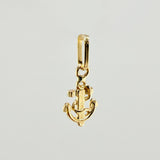 Dije Ancla 0.3gr / 1/2 in / Oro Amarillo 18K