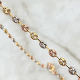 GC Chain 7.7gr / 60cm / 3.1mm Diamond Cut Tres Oros 18K