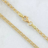 Wheat Chain 3.1gr / 23.6in / 18K Gold +3$