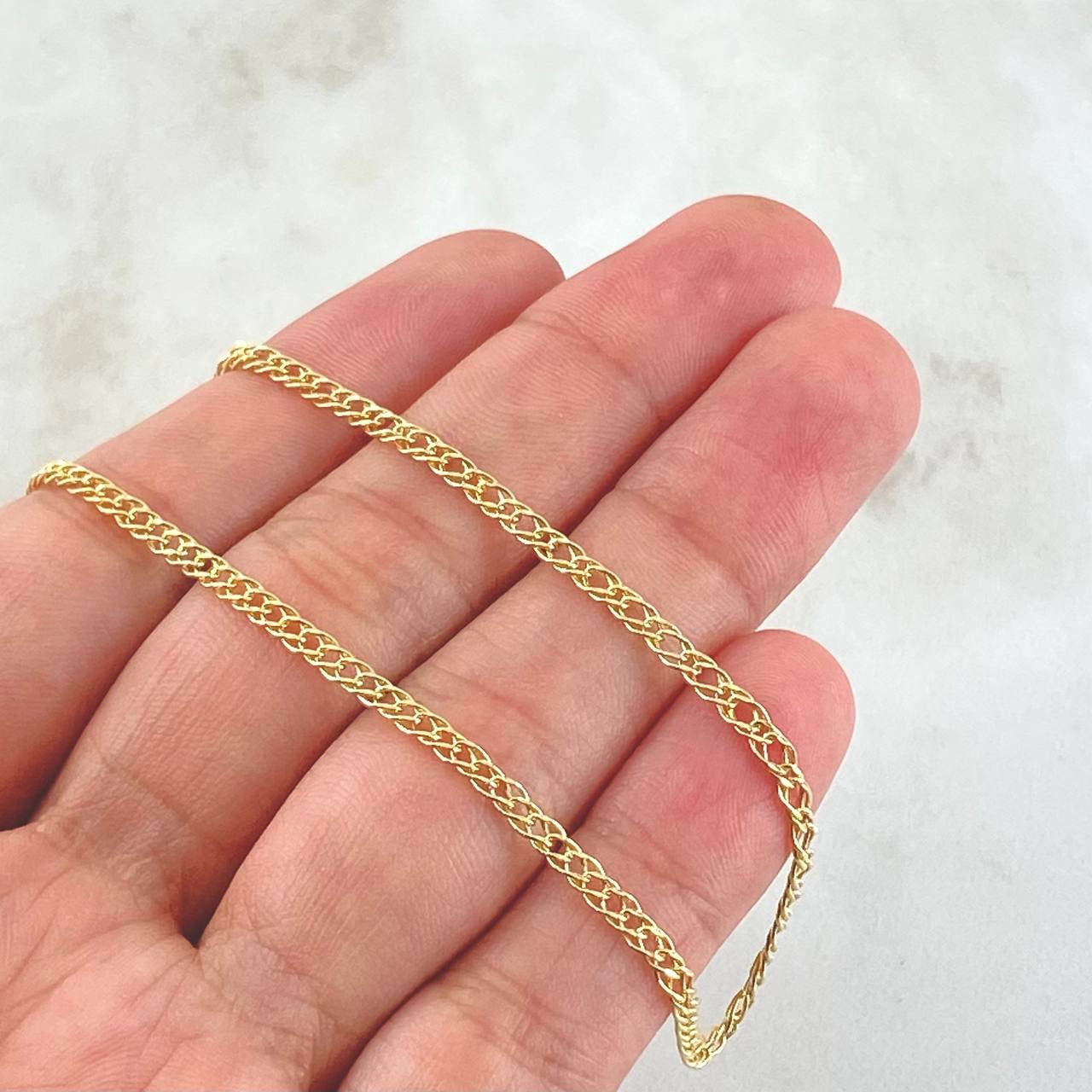 Wheat Chain 3.1gr / 23.6in / 18K Gold +3$